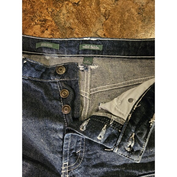 Wild Fable High-Rise Double‎ Front Easy Rigid Button Fly Jeans size 6 Dark Wash - Picture 3 of 9